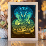 Snake – Paper Cut Light Box File - Cricut File - 8x10 inches - LightBoxGoodMan