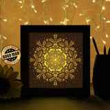 Snow Mandala - Paper Cutting Light Box - LightBoxGoodman - LightboxGoodman