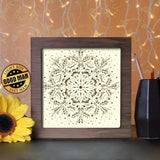 Snow Mandala - Paper Cutting Light Box - LightBoxGoodman - LightboxGoodman