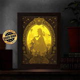 Snow White 2 – Paper Cut Light Box File - Cricut File - 20x26cm - LightBoxGoodMan - LightboxGoodman