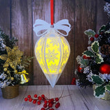 Snowflake - Droplet Lantern File - Cricut File 2 - LightBoxGoodMan