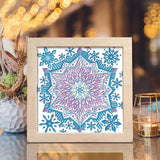 Snowflake Mandala– Paper Cut Light Box File - Cricut File - 20x20cm - LightBoxGoodMan - LightboxGoodman