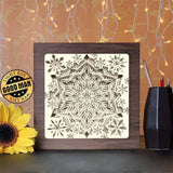 Snowflake Mandala - Paper Cutting Light Box - LightBoxGoodman - LightboxGoodman