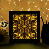 Snowflake - Paper Cutting Light Box - LightBoxGoodman - LightboxGoodman