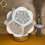 Snowflake - Pentagon 3D Lantern File - Cricut File - LightBoxGoodMan - LightboxGoodman