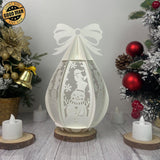 Snowman - Droplet Lantern File - Cricut File - LightBoxGoodMan - LightboxGoodman