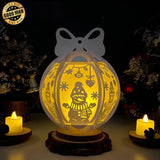 Snowman - Globe Lantern File - Cricut File - LightBoxGoodMan - LightboxGoodman