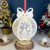 Snowman - Globe Lantern File - Cricut File - LightBoxGoodMan - LightboxGoodman