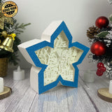 Snowman - Paper Cut Snowflake Light Box File - Cricut File - 7.5x7.5 inches - LightBoxGoodMan - LightboxGoodman