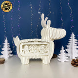 Snowman - Reindeer Pop-up File - Cricut File - LightBoxGoodMan - LightboxGoodman