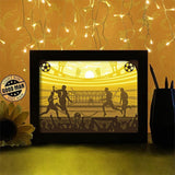 Soccer 1 - Paper Cutting Light Box - LightBoxGoodman - LightboxGoodman