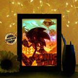 Sonic - Paper Cutting Light Box - LightBoxGoodman - LightboxGoodman