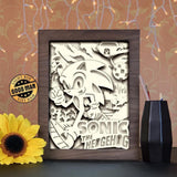 Sonic - Paper Cutting Light Box - LightBoxGoodman - LightboxGoodman