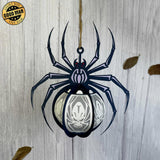 Spider 3 - 3D Spider Lantern File - 8x9" - Cricut File - LightBoxGoodMan - LightboxGoodman