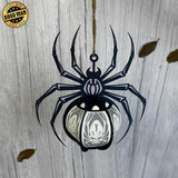 Spider 3 - 3D Spider Lantern File - 8x9" - Cricut File - LightBoxGoodMan - LightboxGoodman