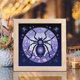 Spider Mandala – Paper Cut Light Box File - Cricut File - 8x8 inches - LightBoxGoodMan