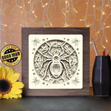 Spider Mandala - Paper Cutting Light Box - LightBoxGoodman - LightboxGoodman