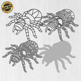 Spider - Paper 3D Layered File - Cricut File - 20x26cm - LightBoxGoodMan - LightboxGoodman