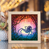 Spider – Paper Cut Light Box File - Cricut File - 8x8 inches - LightBoxGoodMan - LightboxGoodman