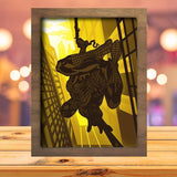 Spiderman 1 - Paper Cutting Light Box - LightBoxGoodman