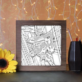 Spiderman 1 Square - Paper Cutting Light Box - LightBoxGoodman - LightboxGoodman