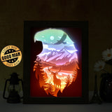 Spirit Of The Forest - Paper Cutting Light Box - LightBoxGoodman - LightboxGoodman