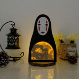 Spirited Away 2 - No Face Papercut Lightbox File - 8.3x5