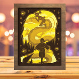 Spirited Away 4 - Paper Cutting Light Box - LightBoxGoodman - LightboxGoodman