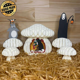 Spirited away Color- 3D Pop-up Light Box Mushroom File - Cricut File - LightBoxGoodMan - LightboxGoodman