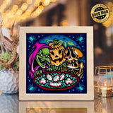 Spooky Halloween – Paper Cut Light Box File - Cricut File - 20x20cm - LightBoxGoodMan - LightboxGoodman