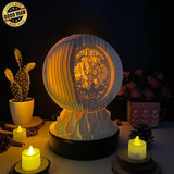 Spooky House - 3D Pop-up Light Box Globe File - Cricut File - LightBoxGoodMan - LightboxGoodman