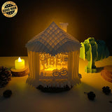 Spooky - House Pop-Up File - Cricut File - LightBoxGoodMan - LightboxGoodman