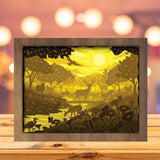 Spring - Paper Cutting Light Box - LightBoxGoodman - LightboxGoodman