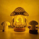 Squirrel - 3D Pop-up Light Box Mushroom File - Cricut File - LightBoxGoodMan - LightboxGoodman