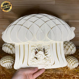 Squirrel - 3D Pop-up Light Box Mushroom File - Cricut File - LightBoxGoodMan - LightboxGoodman