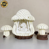 Squirrel - 3D Pop-up Light Box Mushroom File - Cricut File - LightBoxGoodMan - LightboxGoodman