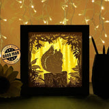 Squirrel - Paper Cutting Light Box - LightBoxGoodman - LightboxGoodman