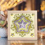 Star Mandala – Paper Cut Light Box File - Cricut File - 20x20cm - LightBoxGoodMan