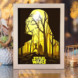 Star Wars 1 – Paper Cut Light Box File - Cricut File - 20x26cm - LightBoxGoodMan - LightboxGoodman