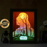 Star Wars 1 – Paper Cut Light Box File - Cricut File - 20x26cm - LightBoxGoodMan - LightboxGoodman