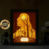 Star Wars 1 – Paper Cut Light Box File - Cricut File - 20x26cm - LightBoxGoodMan - LightboxGoodman