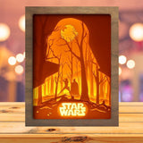 Star Wars 1 - Paper Cutting Light Box - LightBoxGoodman