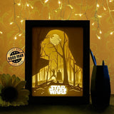 Star Wars 1 - Paper Cutting Light Box - LightBoxGoodman - LightboxGoodman