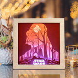 Star Wars 1 Square – Paper Cut Light Box File - Cricut File - 20x20cm - LightBoxGoodMan - LightboxGoodman