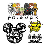 Star Wars 2 - Cricut File - Svg, Png, Dxf, Eps - LightBoxGoodMan - LightboxGoodman