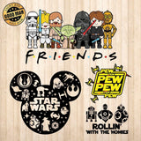 Star Wars 2 - Cricut File - Svg, Png, Dxf, Eps - LightBoxGoodMan - LightboxGoodman