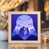 Star Wars 2 – Paper Cut Light Box File - Cricut File - 20x20cm - LightBoxGoodMan - LightboxGoodman