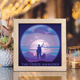 Star Wars 3 – Paper Cut Light Box File - Cricut File - 20x20cm - LightBoxGoodMan