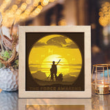 Star Wars 3 – Paper Cut Light Box File - Cricut File - 20x20cm - LightBoxGoodMan - LightboxGoodman