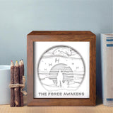 Star Wars 3 – Paper Cut Light Box File - Cricut File - 20x20cm - LightBoxGoodMan - LightboxGoodman